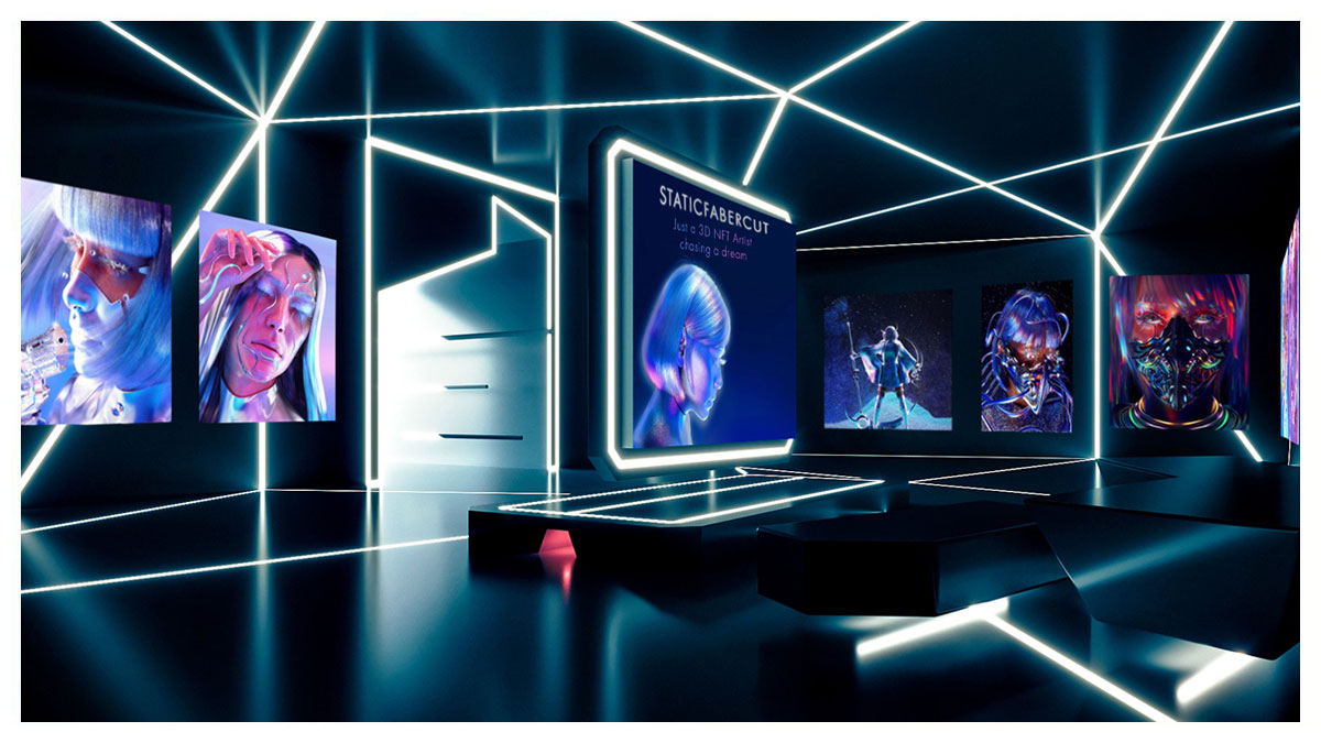 Hive interior VPqd in Vertikal Metaverse